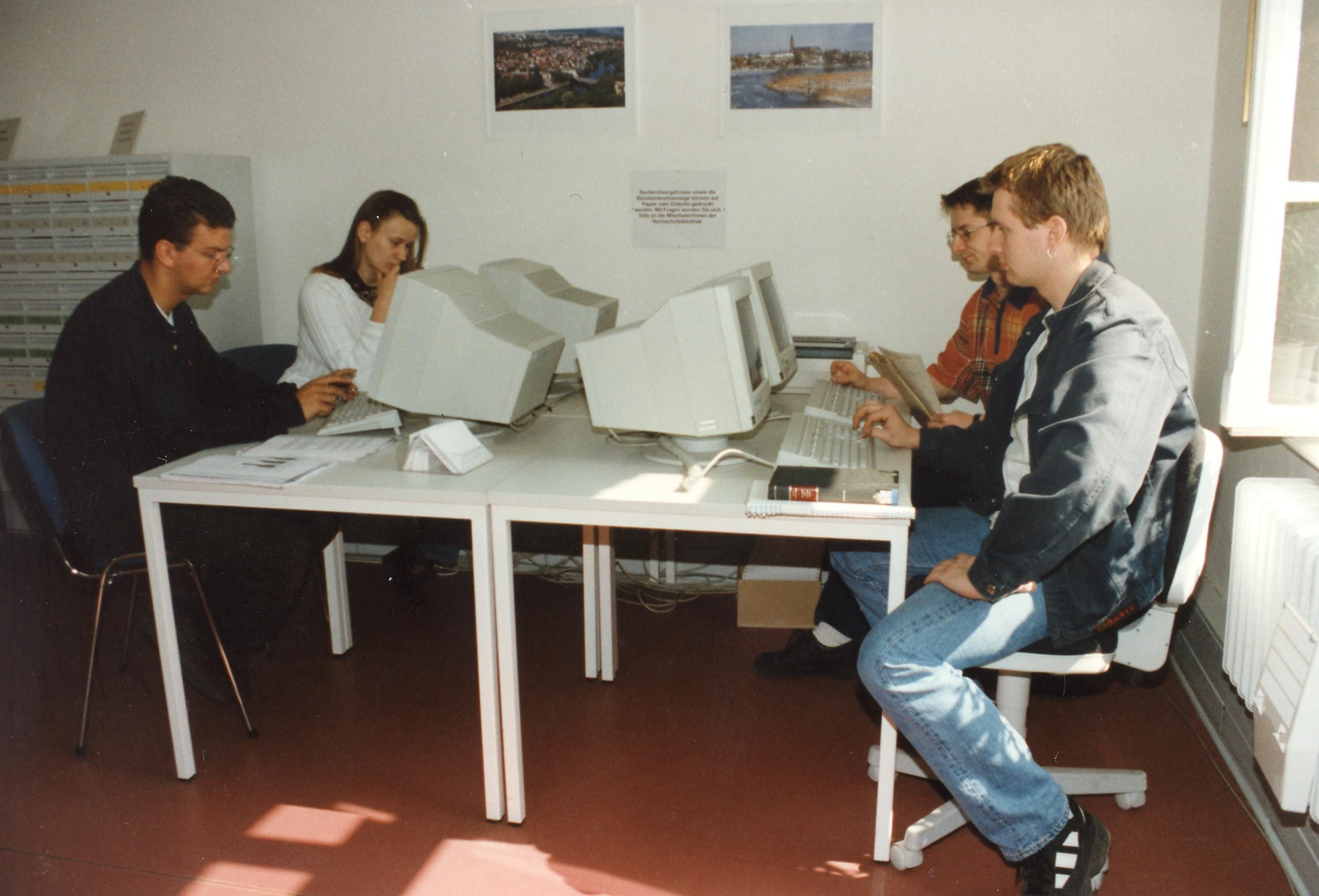 Bild 6: 1996 Arbeitsplätze im Haus 2 
